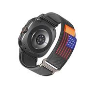 Trail Loop Apto for Samsung Galaxy Watch 7 Ultra Correa 47 mm Accesorios Pulsera Deportiva de Nailon Apta for Samsung Galaxy Watch Ultra Band 47 mm(Black Gray 1,FOR Galaxy Watch 7 Ultra_XL)
