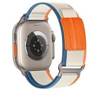 Trail Loop - Correa trenzada de nailon compatible con Apple Watch Ultra 2 de 49 mm, 45 mm, correa deportiva elástica para Series 11/10/9/8/7/6/5/4/3/SE