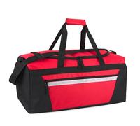 Trail maker Bolsas De Lona De 40 litros Y 22 Pulgadas para Mujeres, Hombres, Viajes Resistentes |Rojo|