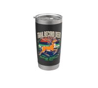 Trail Record Ciervo Nadie cree el tiempo Vaso térmico de acero inoxidable de doble pared