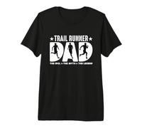 Trail Runner Dad The Idol The Ultra Marathoner Trail Runner Camiseta Premium