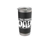 Trail Runner Dad The Idol The Ultra Marathoner Trail Runner Vaso térmico de acero inoxidable de doble pared