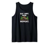 Trail Runner Eat Dirt Run Repeat XC Athlete Camiseta sin Mangas