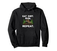 Trail Runner Eat Dirt Run Repeat XC Athlete Sudadera con Capucha