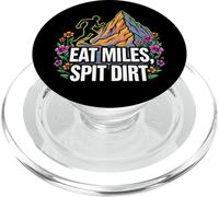 Trail Runner Eat Miles Spit Dirt Mountain PopSockets PopGrip para MagSafe