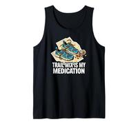 Trail Runner Hiker Trail Mix Is My Medication Camiseta sin Mangas