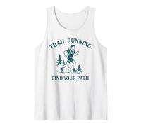 Trail Running Adventure Encuentra tu Camino Diseño Camiseta sin Mangas