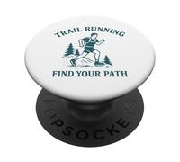 Trail Running Adventure Encuentra tu Camino Diseño PopSockets PopGrip Adhesivo