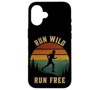Trail Running Adventures Run Wild Forest Runners Carcasa para iPhone 16