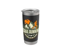 Trail Running es una especie de mi Ultra Marathoner Trail Running Vaso térmico de acero inoxidable de doble pared