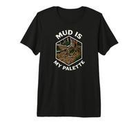 Trail Running Hiking Mud Is My Palette Camiseta Premium