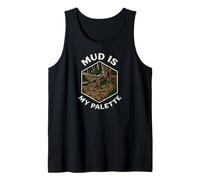 Trail Running Hiking Mud Is My Palette Camiseta sin Mangas