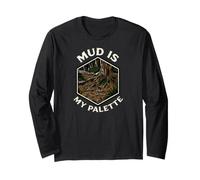 Trail Running Hiking Mud Is My Palette Manga Larga