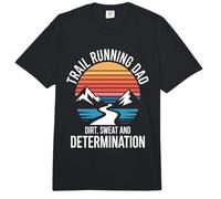 Trail Running Papá Suciedad Sudor Y Determinación Comfort Colors Adult Heavyweight T-Shirt