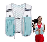 Trail Running Vest, paquete de hidratación transpirable, Lightweight Chest Bag, Multi-Pocket Gear Organizer, Stable Phone Bladder Holder, Women's Fit, Hiking Marathons Cycling Camping
