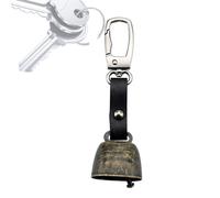 Trail Safety Bell, Loud Alert Mini Bell for Outdoor, Keychain Alarm with Clear Ringing Sound, Lightweight Metal Build, Handy Accessory Gear for Hiking, Camping, Nature Trails