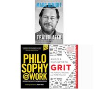 Trailblazer, Philosophy@Work & Grit Why passion and resilience are the secrets to success 3 Books Collection Set
