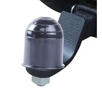 Trailer Ball Cover - 50mm Tow Hitch Ball Protective Cap | Tow Bar Balls Cover | Heavy Duty Anti-Rust Towball Protector for Caravan and RV, Universal Dustproof and Waterproof Rubber Cap for Trucks