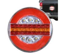 Trailer Brake Tail Lights, Round LED Truck Lighting, 5,3 pulgadas Stop Turn Lamp Signal Warning Safety Accessories For Car Boat Small Blower Power Electric Unit Gear Case Mantenimiento Repair Tool Kit