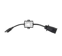 Trailer Connector Adapter 4 Pin To European 7 Pin with Brake Light Separation Function Solves The Problem of Trailer Tail Lights Staying On Suitable For Cars Towing RVs and Yachts.