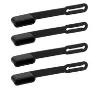 Trailer Connector Cover - 4-Pin Flat | Dust-Proof Vehicle Side Plug Protector, 4 Pieces, Ideal For Trucks, RVs, Pickups, Trip Inspections, Roadside, Travel, Wiring Installation, and Garage Use