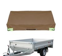 Trailer Cover - 81.5x44.88x3.94 Inches Tarpaulin Cover | 420d Oxford Cloth Waterproof and Sun-Protective Covers with Reflective Strip | Waterproof Camping Covers for Travel Trailer Flat Tarpaulin