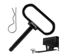 Trailer Gate Pins - 1/2 Inch Tractor Hitches Pins - Effortless Installation Trailer Gate Pin | Sturdy For Mowers, Hitch Pin Accessories, Securely Hitch Lawn & Tow Behind Attachments For Car, Truck