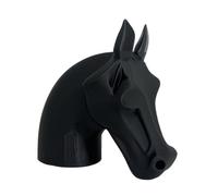 Trailer Hitch Cover - Horse Head Ornament, Dustproof Tow Protection, Car SUV Cargo Camping Safety Guard | Road Trip Holiday Outdoor Protection Accessory | Vehicle Rear Usage for SUVs Sedans