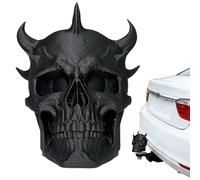 Trailer Hitch Cover, Skull Dustproof Cap, Protective Ball Gear with Smart Style, Utility Aid for Daily Drive, Cap Mate, Hitch Aid for Car SUV Truck RV Boat Camping Overnight Long-Distance Trip Parking