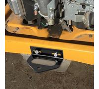 Trailer Hitch For Zero Turn Mower, 16x5x4.4cm Install Easily Black Zero Turn Lawn Mowers Hitchs, Long-Lasting User Friendly Mower Trailer Hitch For Traction Balls, Strap