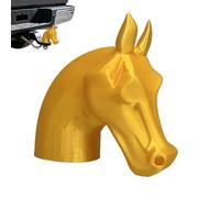 Trailer Hitch Protector - Horse Head Vehicle Decorative Caps | Dustproof Trailer Hitch Cover | Horse Head Vehicle Decorative Caps For Cars Sedans Trucks Road Trips Housemoving Cargo Camping Holiday