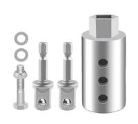Trailer Jack Drill Adapter - Stainless Steel 1in Drive Heavy Duty Connector Tool | Electric Drıll Adãpter With Socket For RV Camper Boat Car Lift Jacķ Fast Crank Garage Road Use