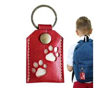 Trailer Llavero Conmemorativo Para Mascotas, Cerdas De Animales -enken Medallion - Perro Gato Gato Gato Recuerdo Quadratschebelschleschlischen Colgante, Bolsa De Almacenamiento De Cuero De Tortur