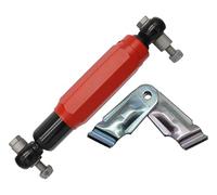 trailer parts4u Amortiguador de rueda rojo 2000 3500 kg remolque eje apto para Alko Octagon Plus (1 x + soporte)