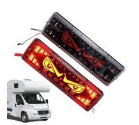 Trailer Tail Lights - ABS, Brake Lamp LED Eye Design | 12-24V Compatible Dynamic LED Turn Signal Brake Lighting, LEDs Tail Light Pair For RV, Marine, Bus, Van, Camping, Boat, Car, Truck, Camper