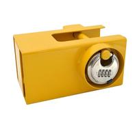 Trailer Tongue Lock - Auto Accessories | Universal Stainless Steel Coupler Lock for Cargo Door Container Equipment Floor Jack Lawn Mower RV Towing Van Boats Pickup