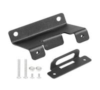 Trailer Wiring Bracket - Heavy Duty Plug Mount Rack for 4 Pin Flat Connector Socket | Metal Support Frame with Secure Lock Design, RV Car Garage for Replacement Electrical Mount