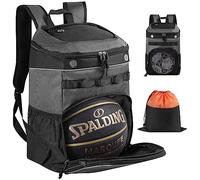 TRAILKICKER Mochila de Baloncesto con Compartimento para Laptop y Bolsa de lavandería o Zapatos, Equipo Deportivo al Aire Libre, Bolsa de Gimnasio para béisbol, fútbol, Voleibol, Viajes, Escuela, 35