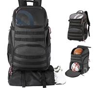 TRAILKICKER Mochila de Baloncesto con Soporte para Pelota, Mochila multideportiva para Casco de fútbol, Voleibol, fútbol, béisbol (TK2-gris, Grande)