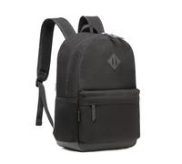 TRAILKICKER Mochila para la escuela, mochila básica de 16 L para adolescentes, escuela secundaria, mochila escolar ligera y duradera, compartimento para laptop de 15 pulgadas, camuflaje negro, 17.7