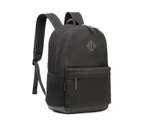 TRAILKICKER Mochila para la escuela, mochila básica de 16 L para adolescentes, escuela secundaria, mochila escolar ligera y duradera, compartimento para laptop de 15 pulgadas, camuflaje negro, 17.7