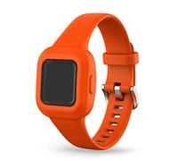 Trailrest Accesorios De Pulsera Correa Deportes 3 Silicona Vivofit para Nuevos Accesorios de Pulsera Inteligente de Moda Pulseras De Plástico para (Orange, One Size)