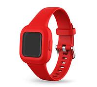 Trailrest Accesorios De Pulsera Correa Deportes 3 Silicona Vivofit para Nuevos Accesorios de Pulsera Inteligente de Moda Pulseras De Plástico para (Red, One Size)