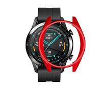 Trailrest Correa De Reloj Hombre Adecuado para Watch 2 (46 mm) Reloj Inteligente TPU Funda Protectora de Color Pulseras para Hombres (Red, One Size)