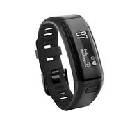 Trailrest Correas De Reloj Adecuado para VIVOSMART HR Correa de Pulsera Inteligente Correa de Repuesto Pulseras De Silicona Pulseras De Goma (Black, One Size)