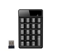 Trailrest Funda Teclado Windows Teclado de Teclado Teclas Número Portátil 4.0 Teclado Num 19 Teclado numérico Digital Teclado Altavoces (Black, One Size)