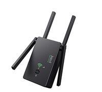 Trailrest Play 1 Mini WiFi Range Repeater Extender Extender Dual AC1200 WiFi Band 5GHZ y 2.4GHZ Último Adaptador LAN Car Display (Black, One Size)