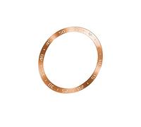 Trailrest Pulsera Magnética Adecuado para Galaxy Watch 4 Classic 46mm Cubierta de anillo de Scratch inoxidable Pulseras De Silicona Para Hombre (Rose Gold, One Size)