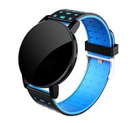 Trailrest Pulsera Reloj Inteligente Recambio Relojes Inteligentes Hombres Mujeres Fitness Smartwatch Pulsera Inteligente Relojes Deportivos Reloj Inteligente Mujer Wasap Y Llamadas (Blue, One Size)