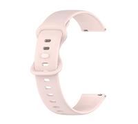 Trailrest Pulseras Bandas De Goma Adecuado para Galaxy Watch4 Correa de Reloj de Silicona Pulsera 20mm 6,1-9in Pulseras De Plástico para (Pink, One Size)